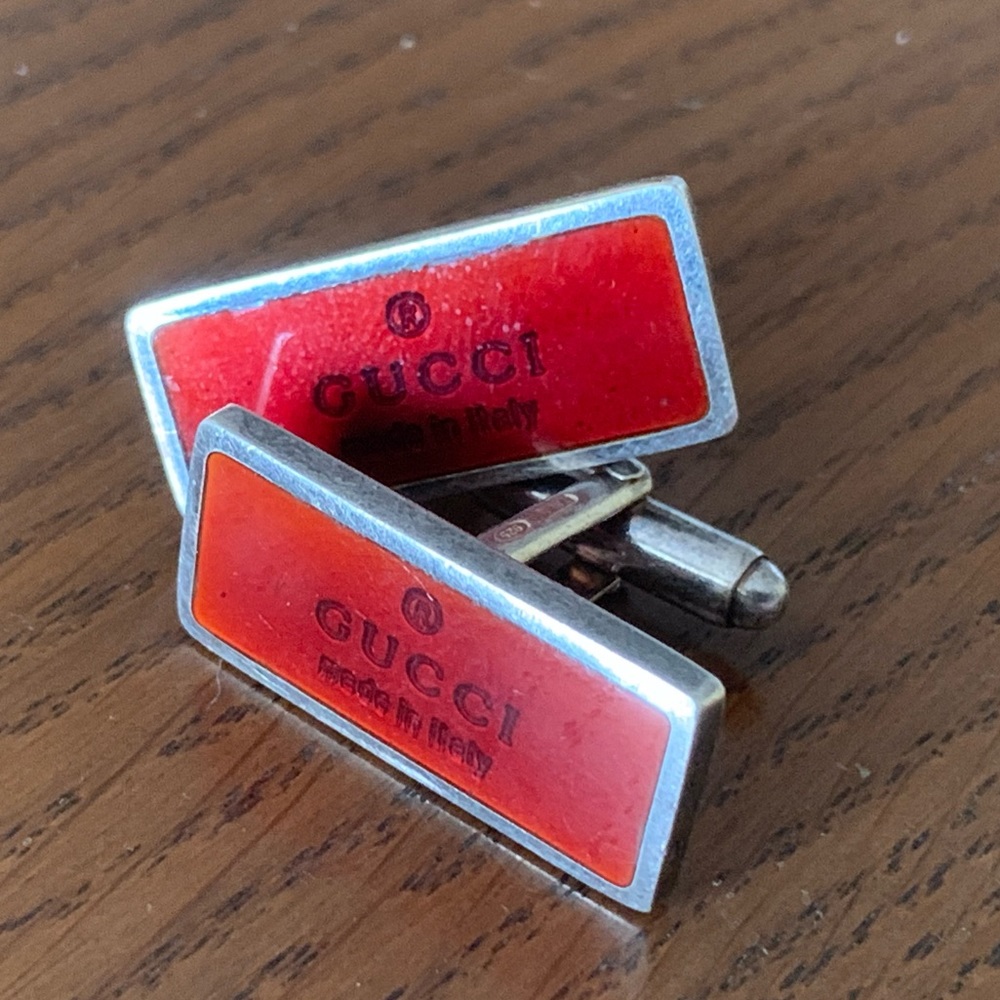 Vintage Gucci Cufflinks - 100% Authentic (EUC)